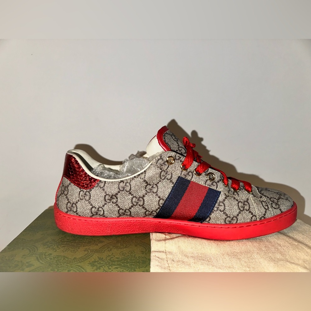 Gucci Ace GG Supreme Beige - Picture 5 of 6